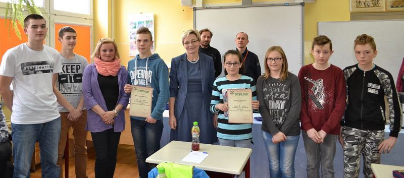 Zdobywcy  pierwszych miejsc Podwiesk i Kolno