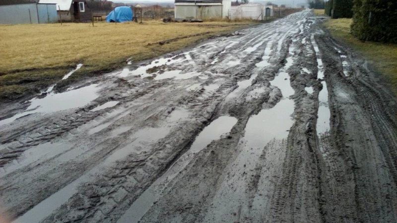 Droga w Nowych Dobrach przed p...
